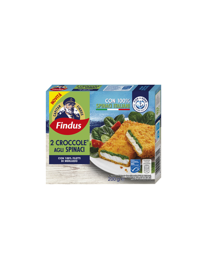 FINDUS CROCCOLE AGLI SPINACIG.200