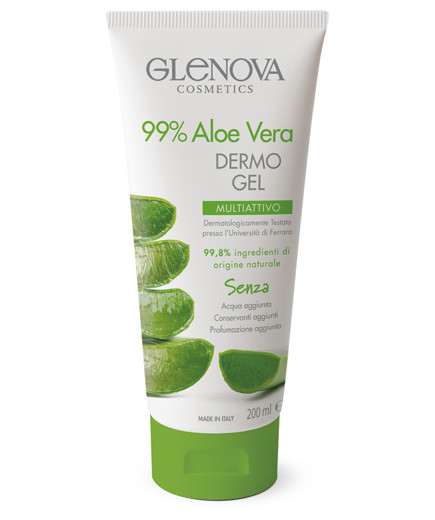 GLENOVA 99% ALOE VERA DERMOGELMULTIATTIVO ML. 200