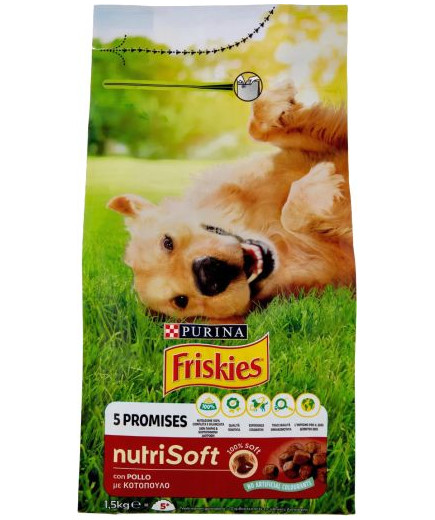 Friskies Croccantini Nutrisoft kg.1,5 Pollo