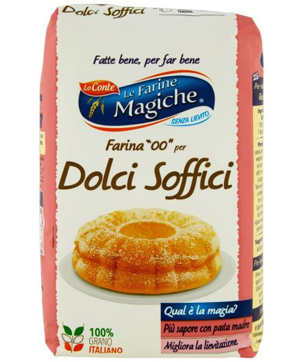 LO CONTE FARINA 00 PER DOLCI SOFFICI KG.1 LE FARINE MAGICHE-