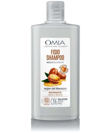 Omia Fisio Shampoo Eco BIO logic.Argan Cap.Secchi ml.200