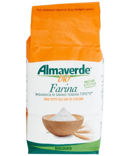 ALMAVERDE FARINA 00 BIO KG.1 GRANO TENERO - MAC. A PIETRA