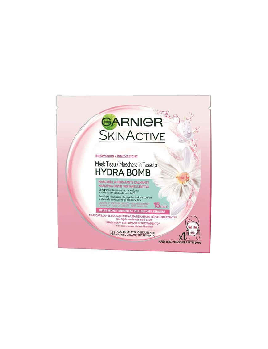 Garnier Maschera Hydra Bomb Idratante Lenitiva Pelli Secche