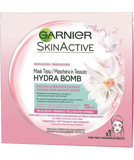 Garnier Maschera Hydra Bomb Idratante Lenitiva Pelli Secche