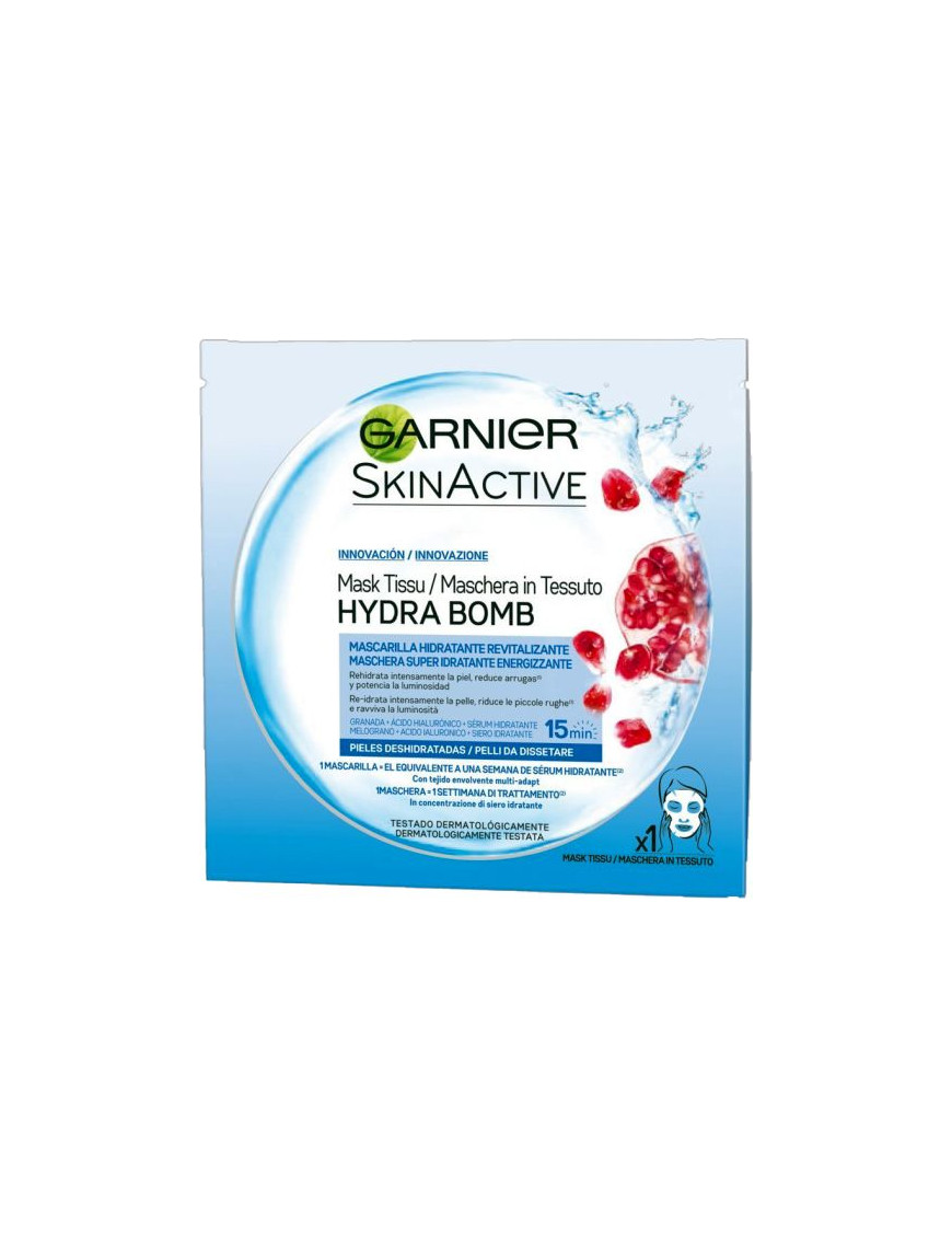 Garnier Maschera Hydra Bomb Melograno e Acido Ialuronico