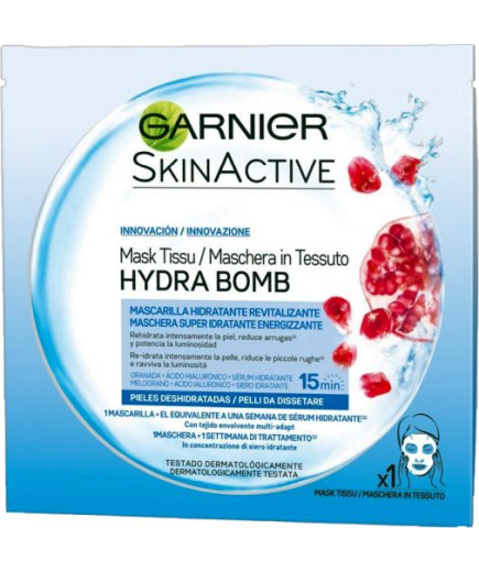 Garnier Maschera Hydra Bomb Melograno e Acido Ialuronico