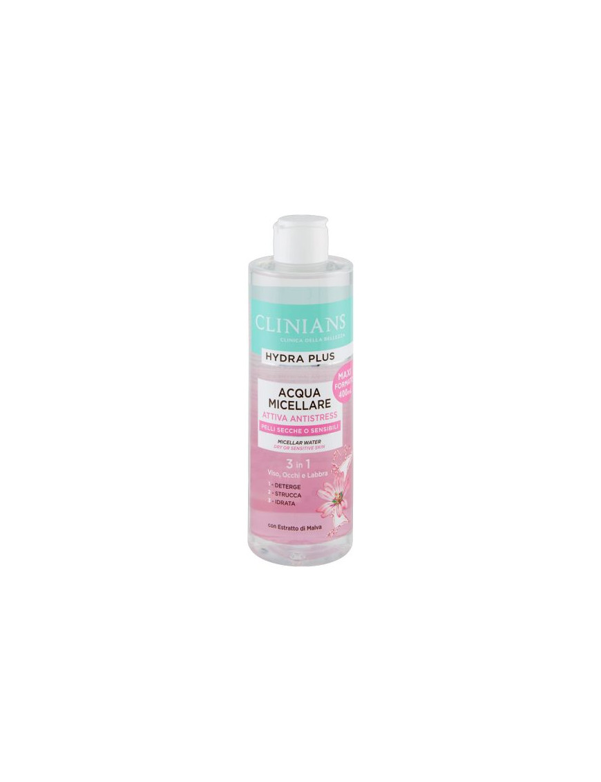 CLINIANS ACQUA MICELLARE ATTIVA ANTISTRESS ML.400