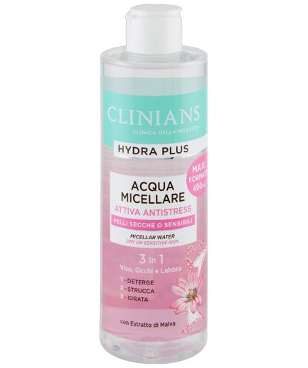 CLINIANS ACQUA MICELLARE ATTIVA ANTISTRESS ML.400