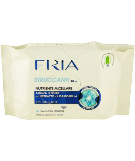 Fria Salviettine Struccanti Con Acqua Micellareper tutte le pelli x20