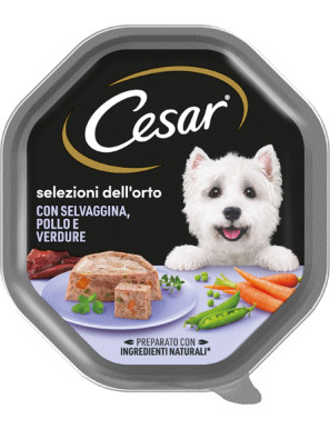 CESAR RICETTE DI CAMPAGNA POLLO,SELVAGGINA,VERDURINE GR.150