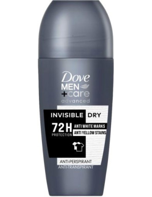 DOVE DEO ROLL-ON MEN ADVANCED CARE INVISIBLE DRY ML.50