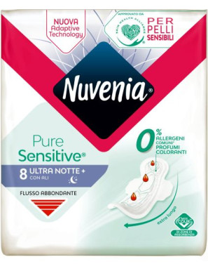 NUVENIA PURE SENSITIVE ULTRA NOTTE C/ALI X8