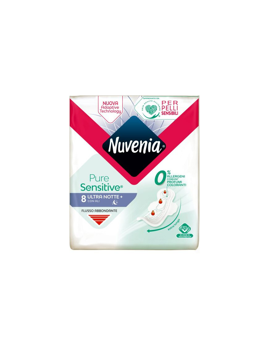 NUVENIA PURE SENSITIVE ULTRA NOTTE C/ALI X8