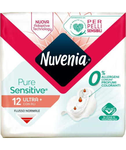 NUVENIA PURE SENSITIVE ULTRA FLUSSO NORMALE C/ALI X12