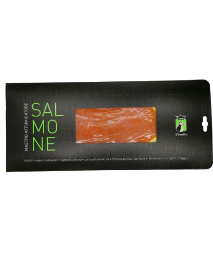 L'INEDITO SALMONE NORV.AFFUM.A FETTE IN ASTUCCIO NERO G.300