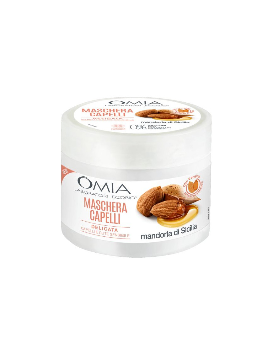 OMIA MASCHERA CAPELLI MANDORLA DI SICILIA ML.250