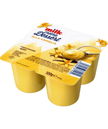 MILK CREMA ALLA VANIGLIA G.125X4