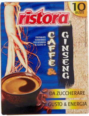 RISTORA CAFFE'GINSENG GR70STICK DA GR 10X7 DA ZUCCHERARE