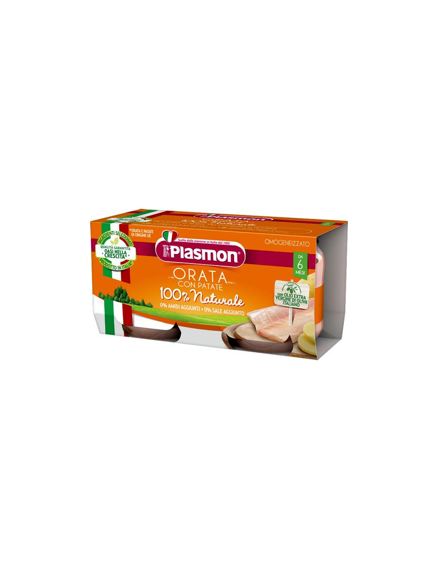 Plasmon Omogeneizzato Filetto Orata Con Patate gr.80X2