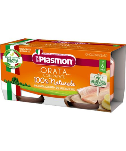 Plasmon Omogeneizzato Filetto Orata Con Patate gr.80X2