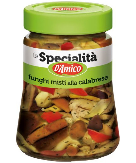 D'Amico Funghi Misti Calabrese In Olio Extravergine Di Oliva gr.280