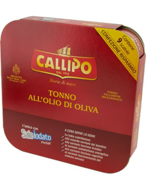 CALLIPO TONNO O.O GR 70X9