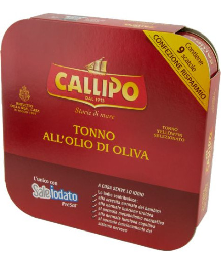 CALLIPO TONNO O.O GR 70X9