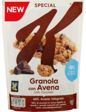 KELLOGG'S GRANOLA G.320 CIOCCOLATO CON AVENA