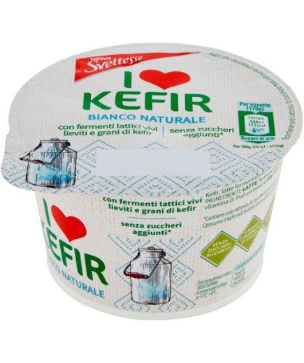 NESTLE SVELTESSE I LOVE KEFIR G.170 BIANCO NATURALE