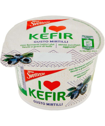 NESTLE SVELTESSE I LOVE KEFIR G.170 MIRTILLO