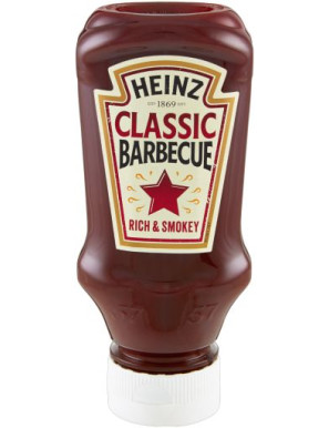 HEINZ SALSA BARBECUE 260 GR TOP DOWN