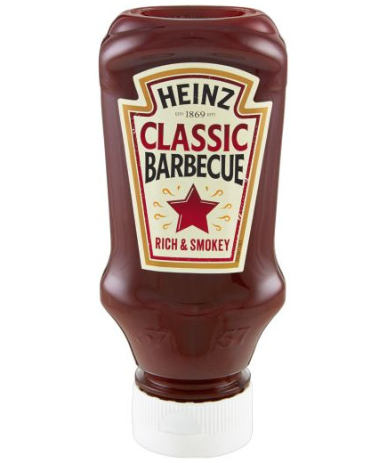 HEINZ SALSA BARBECUE 260 GR TOP DOWN