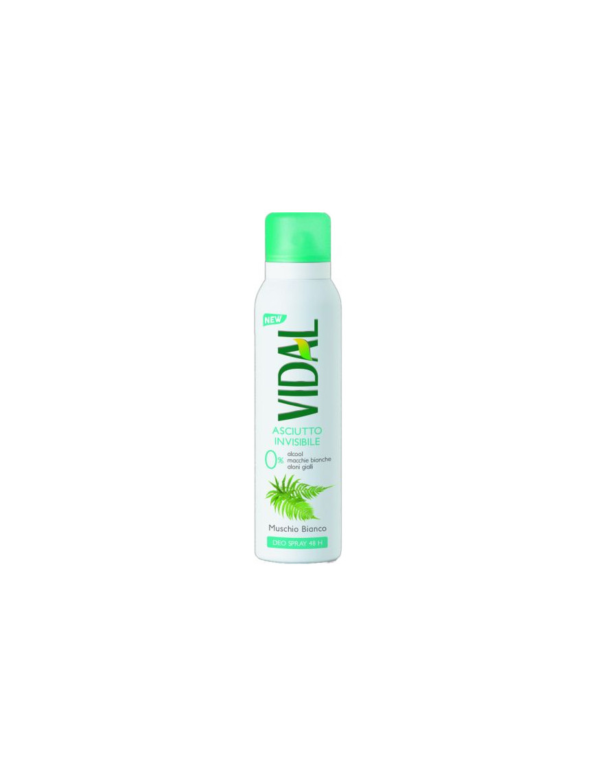 VIDAL DEO SPRAY ML.150 MUSCHIO BIANCO