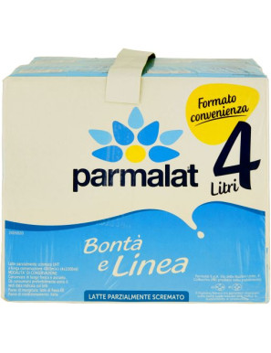 Parmalat Latte Uht Parzialmente Scremato Valigetta lt.1x4