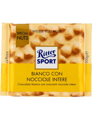 Ritter Bianco Nocciole Intere gr.100