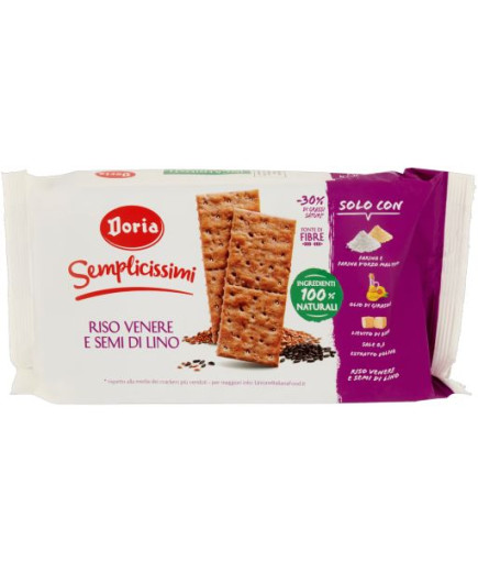 DORIA CRACKERS RISO VENERE ESEMI LINO G.245 I SEMPLICISSI.