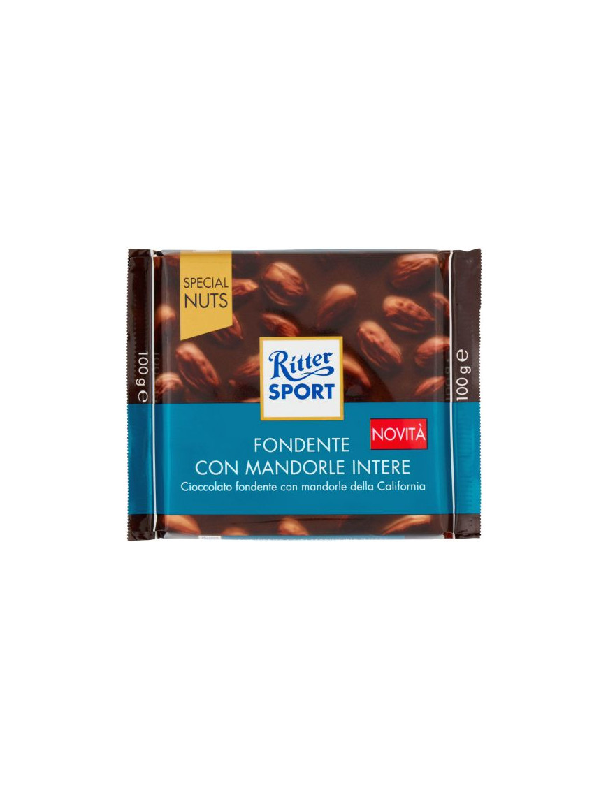 Ritter Fondente Mandorle Intere gr.100