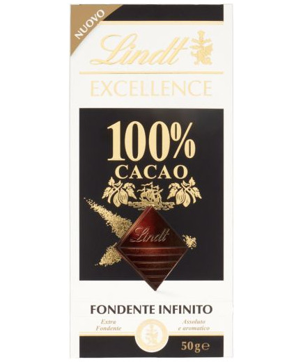 LINDT TAV. EXCELL. G.50 100% CACAO