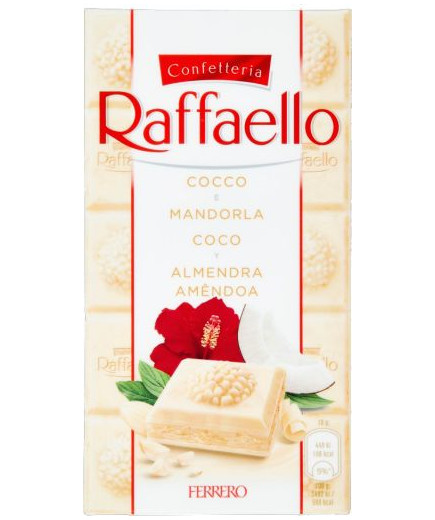 Ferrero Raffaello Tavoletta Cocco E Mandorla gr.90