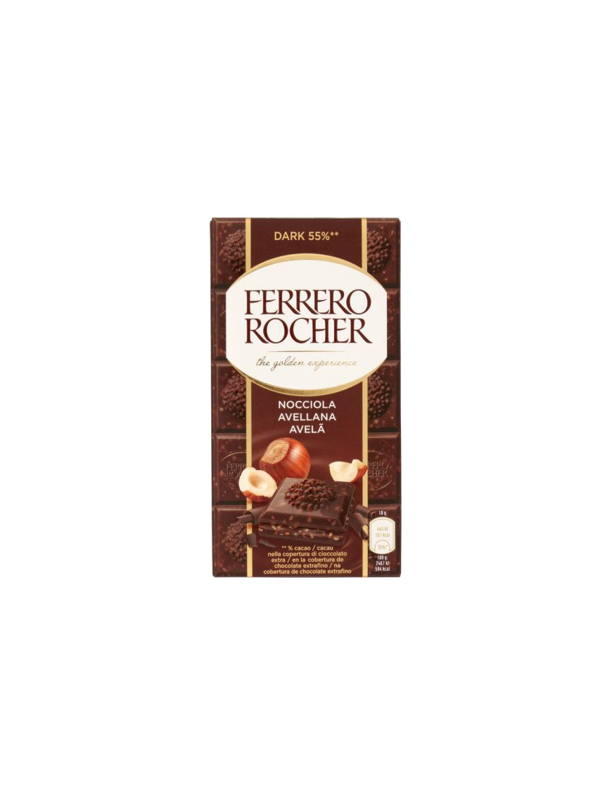 Ferrero Rocher Tavoletta Cioccolato Fondente gr.90