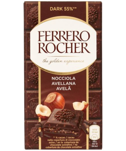 Ferrero Rocher Tavoletta Cioccolato Fondente gr.90