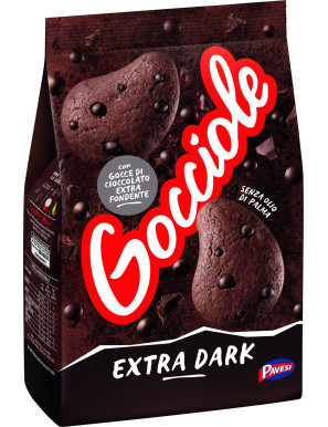 Pavesi Gocciole Extra Dark Con Gocce 75% Cacao gr.400