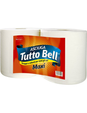 Tutto Bell Asciugatutto Maxi 2 Bobine 800 Strappi