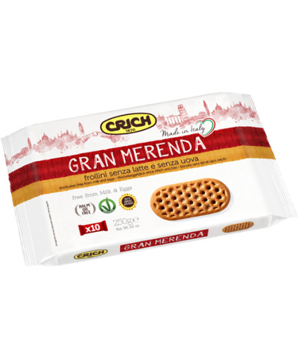 CRICH BISCOTTI GRAN MERENDA G.250 S/LATTE E UOVA