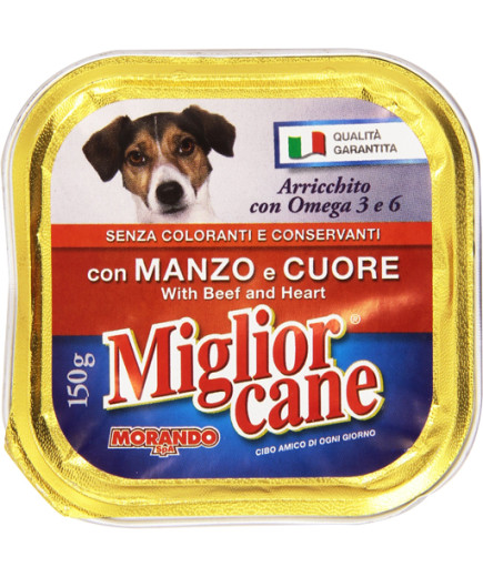 MORANDO MIGLIOR CANE G.150 MANZO E CUORE VASCHETTA