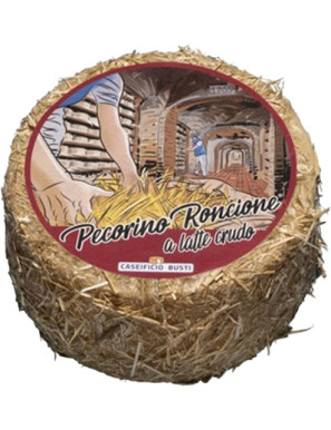 BUSTI PECORINO RONCIONE A LATTE CRUDO KG.2,5.(CTX1PZ)