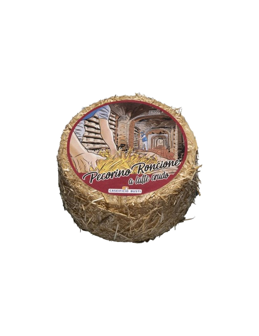 BUSTI PECORINO RONCIONE A LATTE CRUDO KG.2,5.(CTX1PZ)