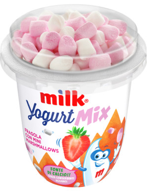 MILK FOR KIDS YOGURT FRAGOLACON MINI MARSHMALLOWS GR.110