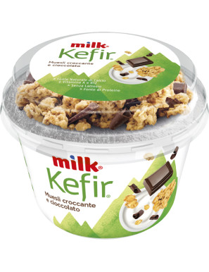 MILK KEFIR MIX BIANCO C/MUESLIE CIOCCOLATO GR.160