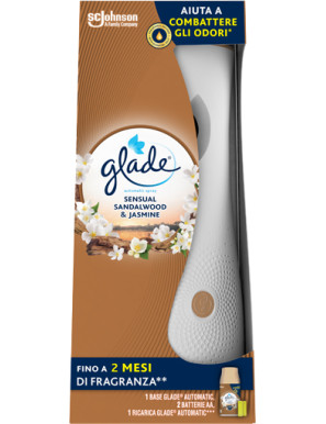 GLADE AUTOMATIC SPRAY BASE SENSUAL SANDALO&JASMINE